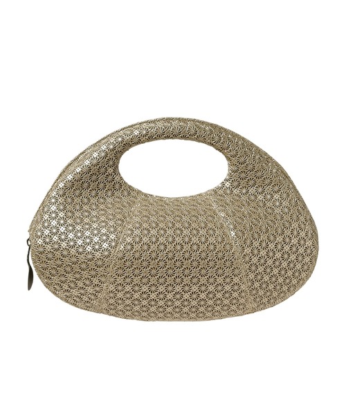 HIROKO HAYASHI（ヒロコハヤシ）の「GIRASOLE（ジラソーレ）クロワッサンバッグL（ハンドバッグ・レディース・ネイビー/ブラック系/ゴールド系/シルバー/ゴールド系3・00）」の6枚目の写真