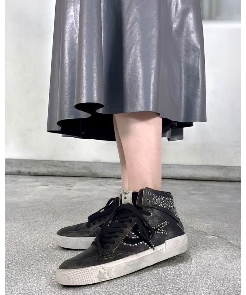 ASH（アッシュ）の「【MELROSE STUDS】スタッズハイカットスニーカー（スニーカー・レディース・ブラック・36/37/38/39）」の6枚目の写真