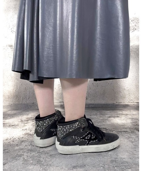 ASH（アッシュ）の「【MELROSE STUDS】スタッズハイカットスニーカー（スニーカー・レディース・ブラック・36/37/38/39）」の7枚目の写真