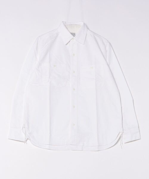 ブラウス シャツ 「HOUSTON」OXFORD WORK SHIRT レディース メンズ セール】【HOUSTON】OXFORD WORK SHIRT（シャツ/ブラウス