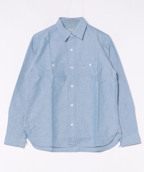 ブラウス シャツ 「HOUSTON」OXFORD WORK SHIRT レディース メンズ セール】【HOUSTON】OXFORD WORK SHIRT（シャツ/ブラウス
