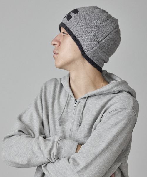 Rest&Recreation（レストアンドレクリエーション）の「Rest&Recreation/レストアンドレクリエーション RR REVERSIBLE BEANIE ビーニー（ニットキャップ/ビーニー・レディース・ピンク/グレー・FREE）」の18枚目の写真