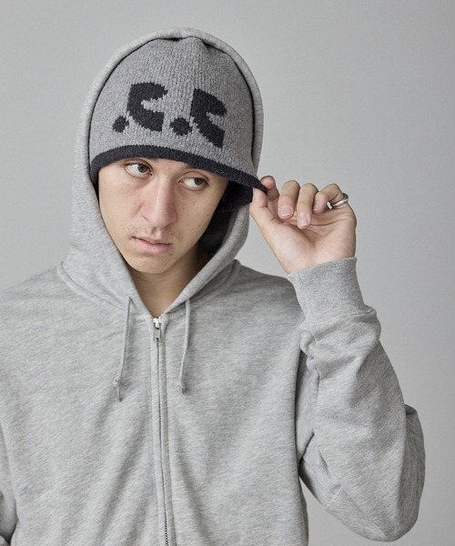 Rest&Recreation（レストアンドレクリエーション）の「Rest&Recreation/レストアンドレクリエーション RR REVERSIBLE BEANIE ビーニー（ニットキャップ/ビーニー・レディース・ピンク/グレー・FREE）」の22枚目の写真