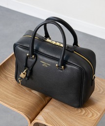 CHRISTIAN VILLA | 【CHRISTIAN VILLA】キーチャーム付きベーシックレザーハンドバッグ(Q46486)(ハンドバッグ)