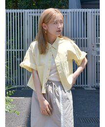 Ungrid | シアービッグハーフスリーブシャツ(シャツ/ブラウス)