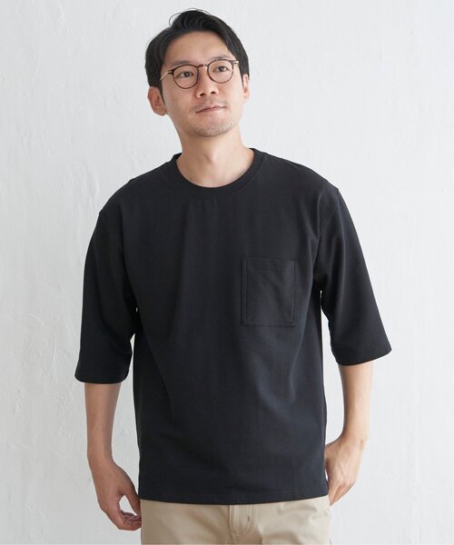セール】ストレッチインレイ7分袖Tシャツ（Tシャツ/カットソー