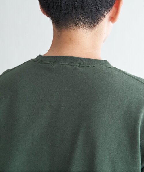 ikka（イッカ）の「ストレッチインレイ7分袖Tシャツ（Tシャツ/カットソー・メンズ・ブラック/オリーブ/ホワイト・M/L/XL/S）」の19枚目の写真