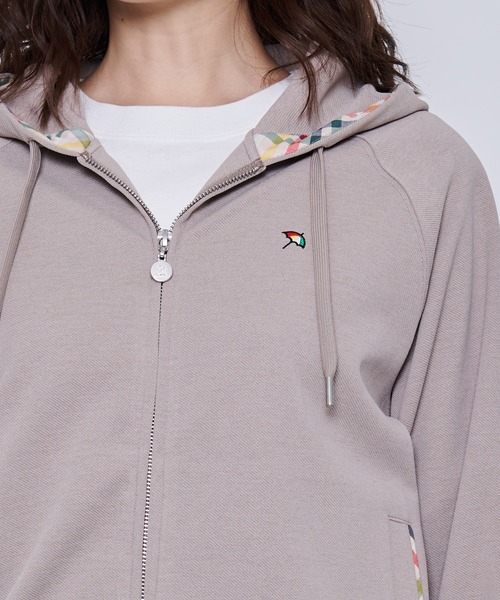 Arnold Palmer（アーノルドパーマー）の「シェア ウールライク フルジップパーカー（パーカー・レディース・ネイビー/オートミール/グレイッシュベージュ・LL/L/M/S/XS）」の18枚目の写真