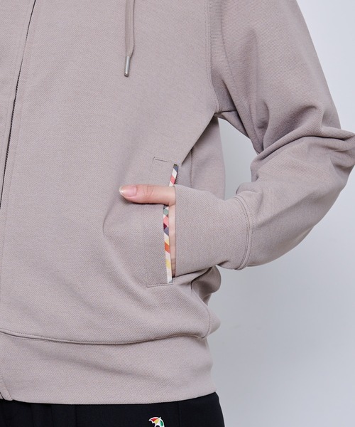 Arnold Palmer（アーノルドパーマー）の「シェア ウールライク フルジップパーカー（パーカー・レディース・ネイビー/オートミール/グレイッシュベージュ・LL/L/M/S/XS）」の19枚目の写真