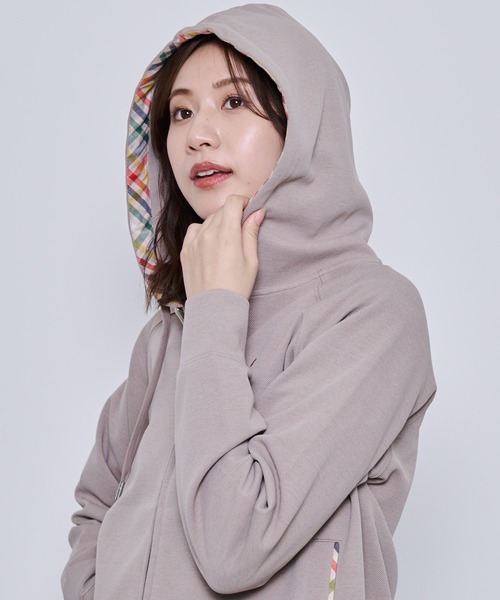 Arnold Palmer（アーノルドパーマー）の「シェア ウールライク フルジップパーカー（パーカー・レディース・ネイビー/オートミール/グレイッシュベージュ・LL/L/M/S/XS）」の20枚目の写真