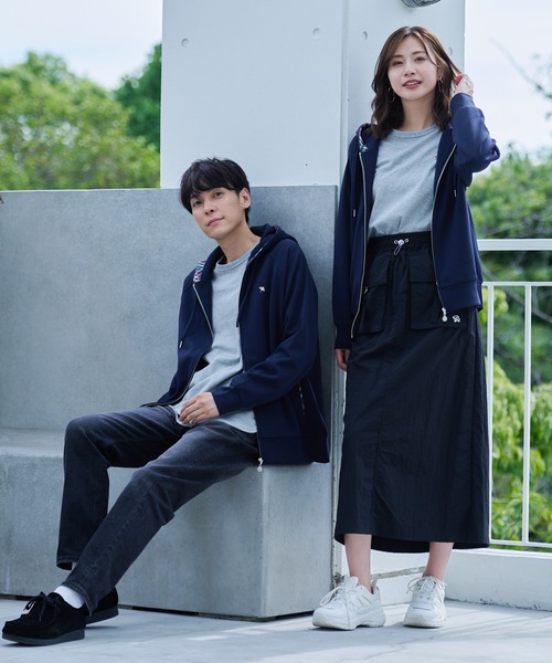 Arnold Palmer（アーノルドパーマー）の「シェア ウールライク フルジップパーカー（パーカー・レディース・ネイビー/オートミール/グレイッシュベージュ・LL/L/M/S/XS）」の16枚目の写真