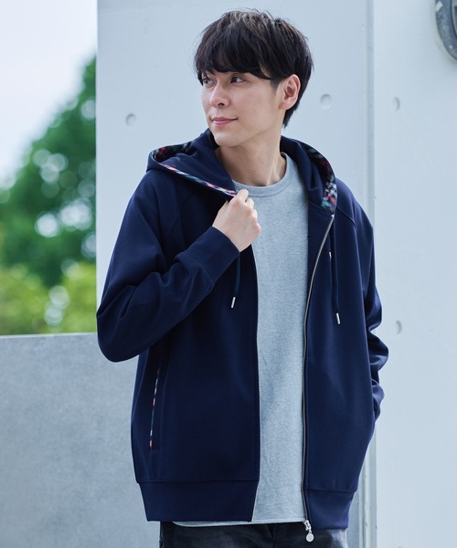 Arnold Palmer（アーノルドパーマー）の「シェア ウールライク フルジップパーカー（パーカー・レディース・ネイビー/オートミール/グレイッシュベージュ・LL/L/M/S/XS）」の10枚目の写真