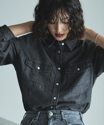 売れ筋商品|||ペペジーンズ シャツ レディース トップス Blouse - steel blue 2025 SPRING SUMMER BBJ SHIRT SELECTION | BLUE BLUE JAPAN