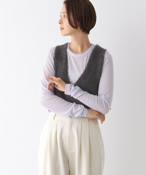 LEPSIM（レプシィム）の「7ゲージフェザーショートベスト 137512