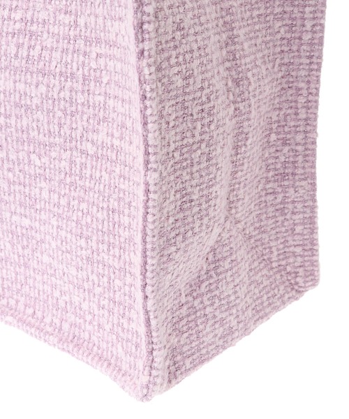 Maison de FLEUR（メゾンドフルール）の「EC限定ツイードスクエアトートSバッグ（トートバッグ・レディース・ブラック/ピンク・FREE）」の13枚目の写真