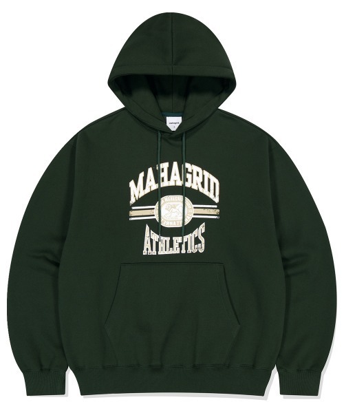[MAHAGRID] LION ATHLETICS HOODIE /追跡付 mahagrid】24FW☆ LION ATHLETICS HOODIE