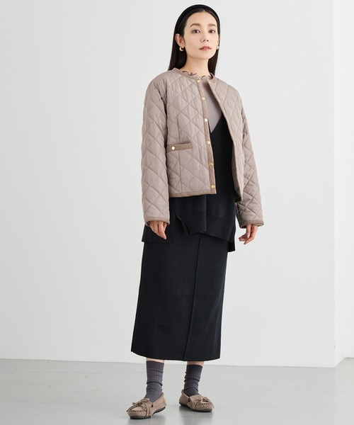 NICOLE white（ニコルホワイト）の「メロー配色シアーロングＴＥＥ（Tシャツ/カットソー・レディース・グリーン/チャコール/ボルドー/グレー/イエロー/ブラック・FREE）」の18枚目の写真