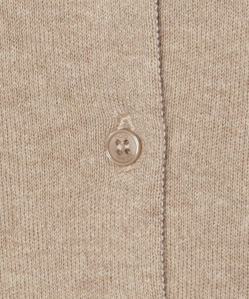 three dots（スリードッツ）の「コットンメランジ クルーネックカーディガン（カーディガン/ボレロ・レディース・キャメル/レッド系その他/ダークネイビー・MEDIUM/SMALL）」の9枚目の写真