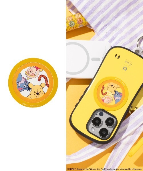 ディズニー&ピクサーキャラクター MagSafe対応 メタルリングステッカー