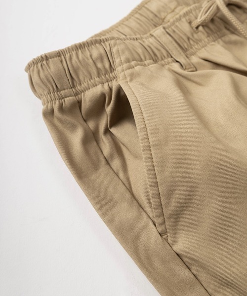 make a ray!（メイク ア レイ！）の「【暖かいパンツ】無地シンプルデザイン 高ストレッチ スリムテーパード イージーパンツ/リラックスパンツ（チノパンツ・レディース・アイボリー/カーキ/ブラック/ベージュ/グリーン・L/M）」の9枚目の写真