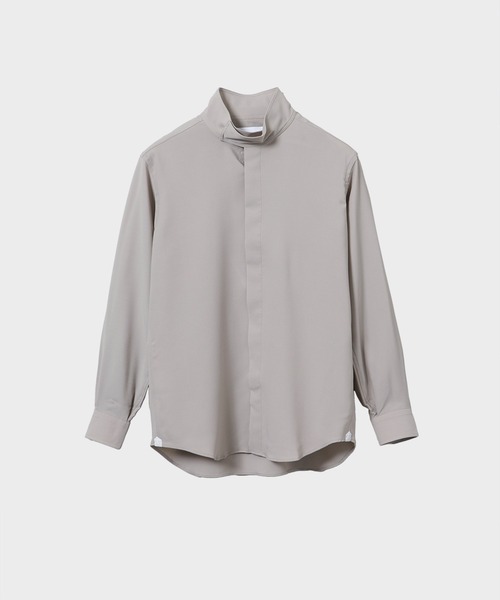 RAINMAKER(レインメーカー)の「【RAINMAKER/レインメーカー】HIGH NECK COLLAR SHIRT(シャツ/ブラウス・メンズ・ブラック/ベージュ/アイボリー・4/3)」の3枚目の写真