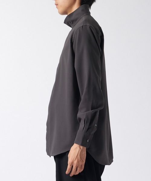 RAINMAKER(レインメーカー)の「【RAINMAKER/レインメーカー】HIGH NECK COLLAR SHIRT(シャツ/ブラウス・メンズ・ブラック/ベージュ/アイボリー・4/3)」の10枚目の写真