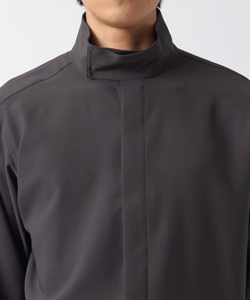 RAINMAKER(レインメーカー)の「【RAINMAKER/レインメーカー】HIGH NECK COLLAR SHIRT(シャツ/ブラウス・メンズ・ブラック/ベージュ/アイボリー・4/3)」の12枚目の写真