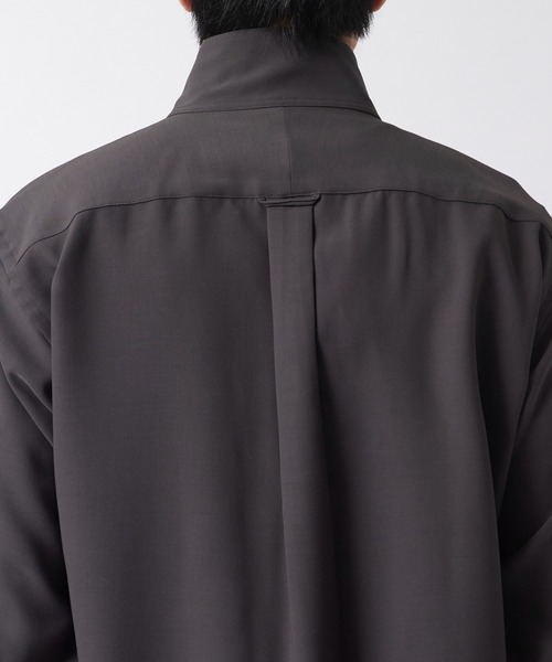 RAINMAKER(レインメーカー)の「【RAINMAKER/レインメーカー】HIGH NECK COLLAR SHIRT(シャツ/ブラウス・メンズ・ブラック/ベージュ/アイボリー・4/3)」の14枚目の写真