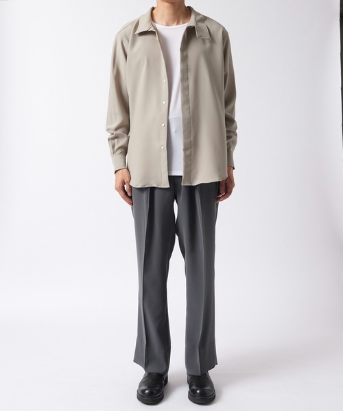 RAINMAKER(レインメーカー)の「【RAINMAKER/レインメーカー】HIGH NECK COLLAR SHIRT(シャツ/ブラウス・メンズ・ブラック/ベージュ/アイボリー・4/3)」の18枚目の写真