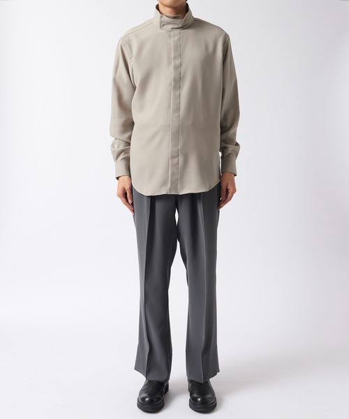 RAINMAKER(レインメーカー)の「【RAINMAKER/レインメーカー】HIGH NECK COLLAR SHIRT(シャツ/ブラウス・メンズ・ブラック/ベージュ/アイボリー・4/3)」の20枚目の写真