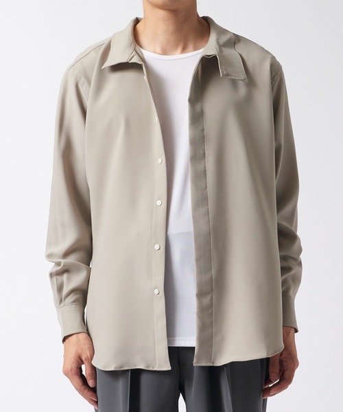 RAINMAKER(レインメーカー)の「【RAINMAKER/レインメーカー】HIGH NECK COLLAR SHIRT(シャツ/ブラウス・メンズ・ブラック/ベージュ/アイボリー・4/3)」の21枚目の写真