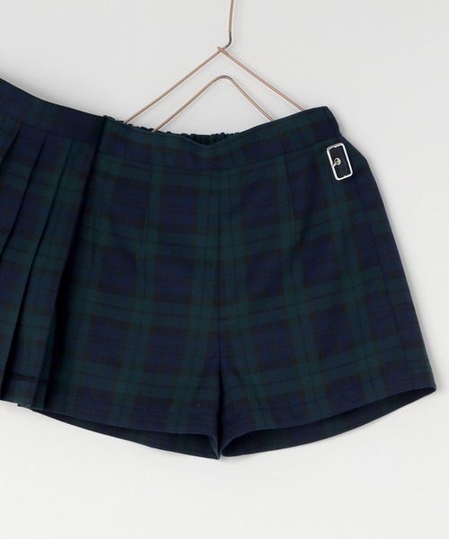 LOWRYS FARM（ローリーズファーム）の「アシメキルトプリーツスカート　150285（スカート・キッズ・ネイビー/レッド・150cm/140cm/130cm/120cm/110cm）」の5枚目の写真