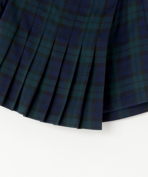 LOWRYS FARM（ローリーズファーム）の「アシメキルトプリーツスカート　150285（スカート・キッズ・ネイビー/レッド・150cm/140cm/130cm/120cm/110cm）」の7枚目の写真