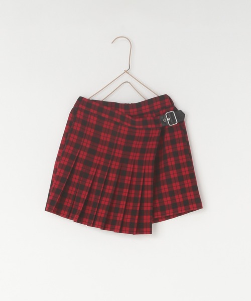 LOWRYS FARM（ローリーズファーム）の「アシメキルトプリーツスカート　150285（スカート・キッズ・ネイビー/レッド・150cm/140cm/130cm/120cm/110cm）」の21枚目の写真