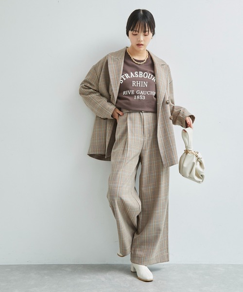 VIS（ビス）の「【新色追加】【選べる4色】裏毛スウェットプルオーバー（スウェット・レディース・ブラウン系その他/ホワイト系その他6/ホワイト系その他5/ダークブラウン/グレー・FREE）」の10枚目の写真