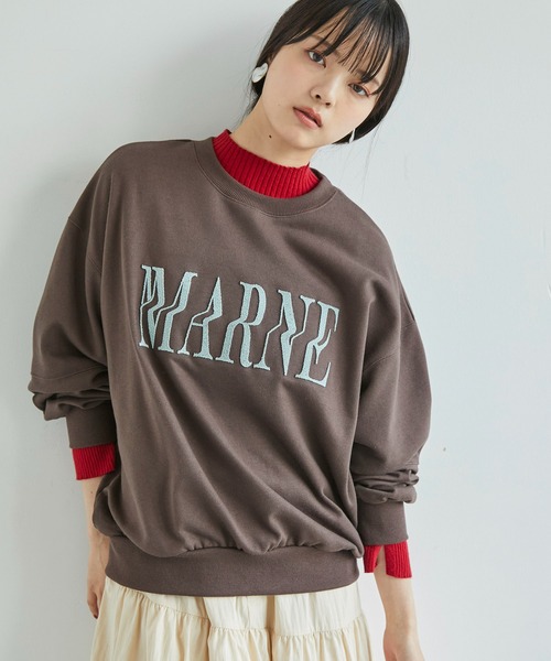 VIS（ビス）の「【新色追加】【選べる4色】裏毛スウェットプルオーバー（スウェット・レディース・ブラウン系その他/ホワイト系その他6/ホワイト系その他5/ダークブラウン/グレー・FREE）」の15枚目の写真