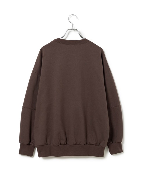 VIS（ビス）の「【新色追加】【選べる4色】裏毛スウェットプルオーバー（スウェット・レディース・ブラウン系その他/ホワイト系その他6/ホワイト系その他5/ダークブラウン/グレー・FREE）」の22枚目の写真