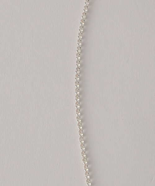 Soierie(ソワリー)の「<Soierie>Ornaments slim lariat ネックレス(ネックレス・レディース・シルバー・FREE)」の4枚目の写真
