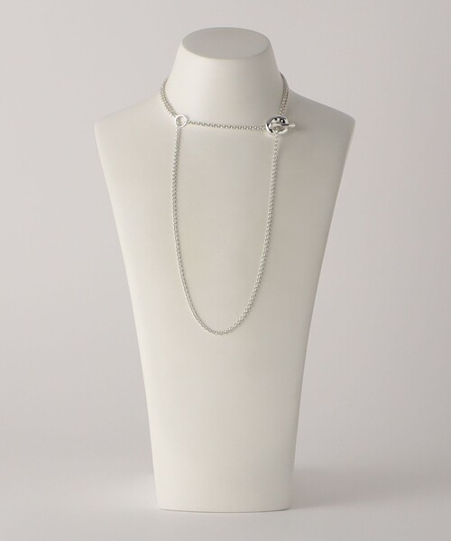 Soierie(ソワリー)の「<Soierie>Ornaments slim lariat ネックレス(ネックレス・レディース・シルバー・FREE)」の9枚目の写真
