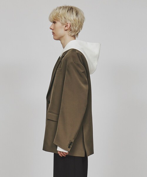 tk.TAKEO KIKUCHI（ティーケータケオキクチ）の「◆クラシックオーバージャケット（テーラードジャケット・メンズ・ブラック/グレー系1/ブラウン系・01/02/03）」の6枚目の写真