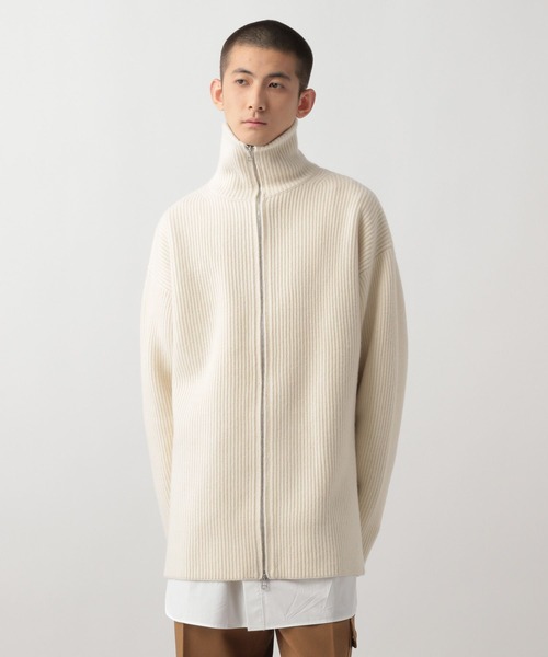 STERNBERG(スタンバーグ)の「ウールカシミヤドライバーズニット(ニット/セーター・メンズ・パープル・MEDIUM)」の8枚目の写真