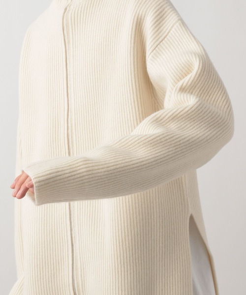 STERNBERG(スタンバーグ)の「ウールカシミヤドライバーズニット(ニット/セーター・メンズ・パープル・MEDIUM)」の12枚目の写真