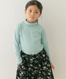 URBAN RESEARCH DOORS（アーバンリサーチドアーズ）の「メローフリルリブタートルネックTシャツ(KIDS)（Tシャツ/カットソー・キッズ）」