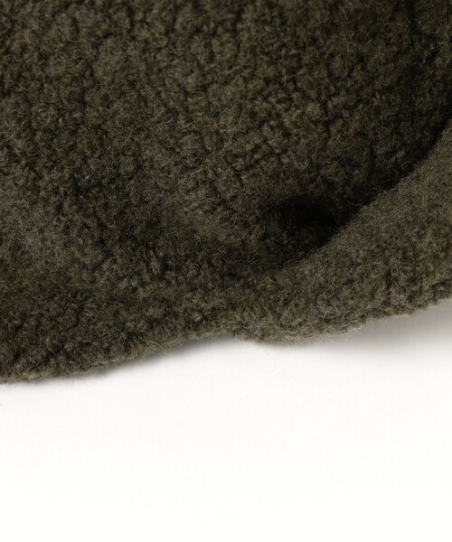 fennica(フェニカ)の「cableami / RECYCLE WOOL FLIGHT W/CAP with Earflap フライト キャップ(キャップ・レディース・ブラック/オリーブ・LARGE/MEDIUM)」の6枚目の写真