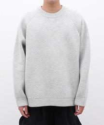 【is-ness / イズネス】VENTILATION KNITTED CREW