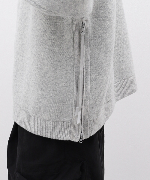 is-ness（イズネス）の「【is-ness / イズネス】VENTILATION KNITTED CREW（ニット/セーター・メンズ・ブラック/ライトグレー/ベージュ・MEDIUM/LARGE）」の13枚目の写真