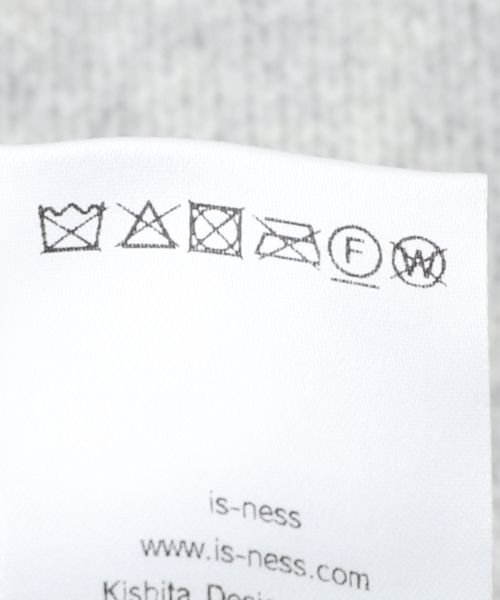 is-ness（イズネス）の「【is-ness / イズネス】VENTILATION KNITTED CREW（ニット/セーター・メンズ・ブラック/ライトグレー/ベージュ・MEDIUM/LARGE）」の18枚目の写真