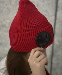 OODECO 黒 ビーズタッセル ニット帽 OODECO 黒 ビーズタッセル ニット帽