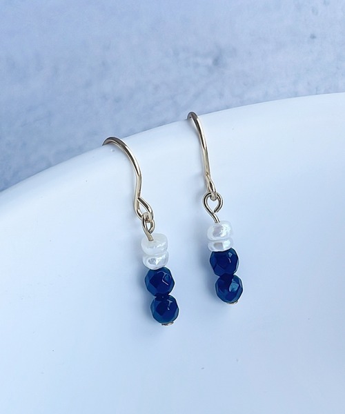 FUNALIVE(ファンアライブ)の「gemstone ピアス(ピアス(両耳用)・レディース・B/I/A/H/E/G/C/D/F・FREE)」の8枚目の写真