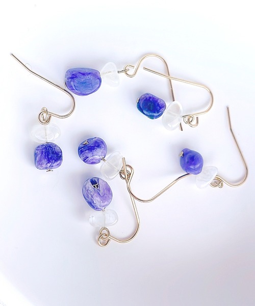 FUNALIVE(ファンアライブ)の「gemstone ピアス(ピアス(両耳用)・レディース・B/I/A/H/E/G/C/D/F・FREE)」の20枚目の写真
